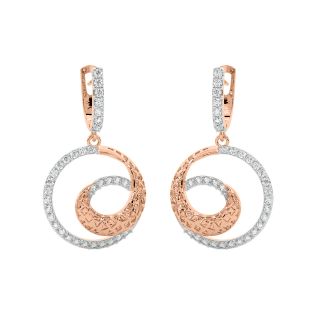 Stefan Round Diamond Earrings